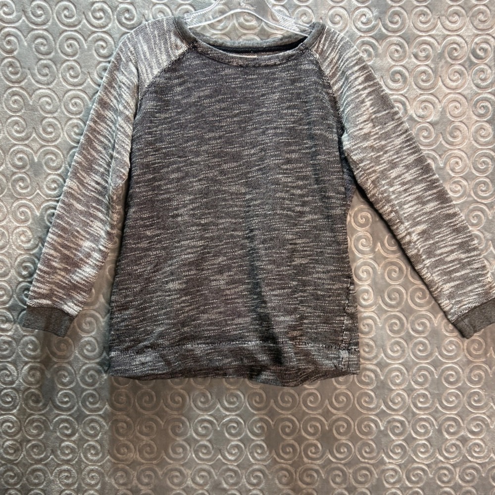 Champion Mens Athletic Apparel Raglan Long Sleeve Sweatshirt‎ Gray Size Medium